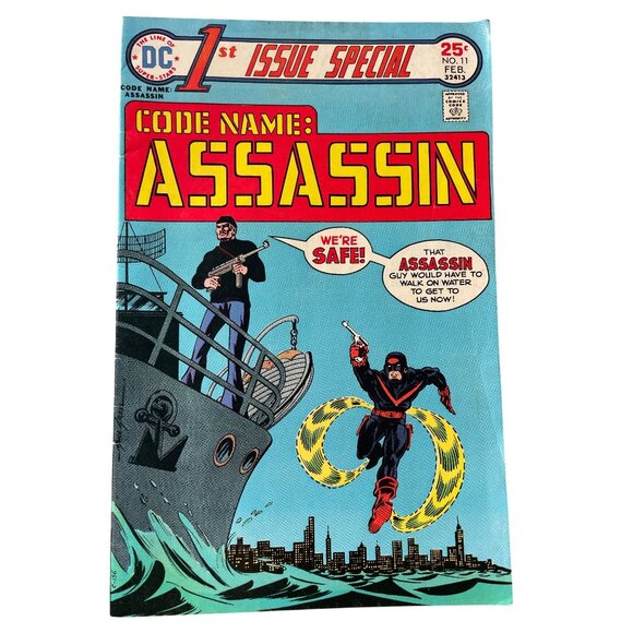 DC Comics #11 February 1976 Code Name: Assassin 1st Issue Bagged Boarded - Picture 1 of 6
